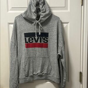Levi's Women’s Graphic Gray Hoodie Size 1X